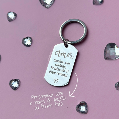 Porta-Chaves Personalizado Amor