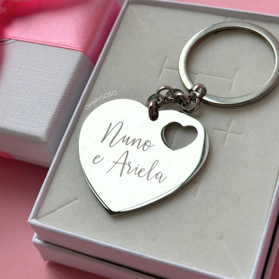 Porta-Chaves Personalizado com Texto