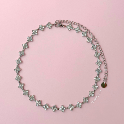 Colar Trevos Brilhantes