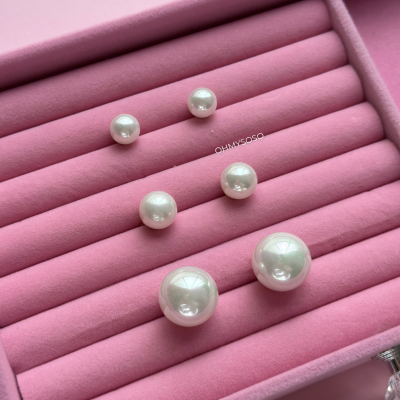 Brincos Pérola Aço Inoxidável