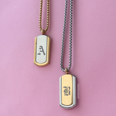 Colar Personalizado Letra