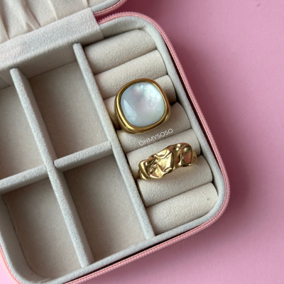 Anel Irregular Dourado