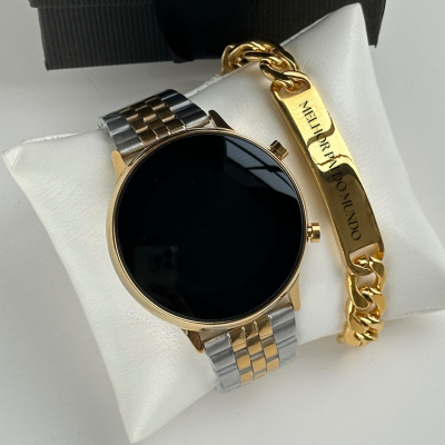 Conjunto Relógio & Pulseira Pai