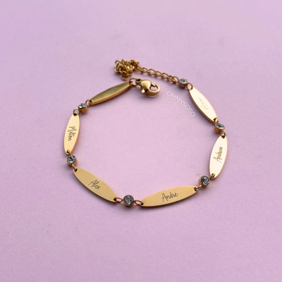 Pulseira Personalizada Brilhante