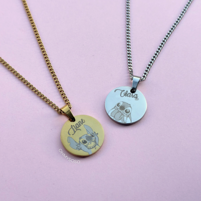 Colar Personalizado Stitch