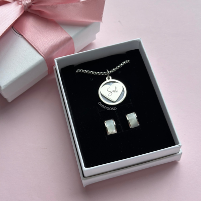 Colar Personalizado & Brincos