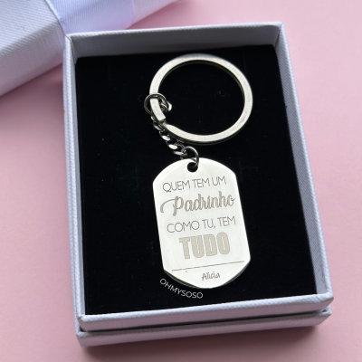 Porta-Chaves Personalizado Padrinho
