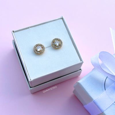 Brincos Brilhantes Esferas