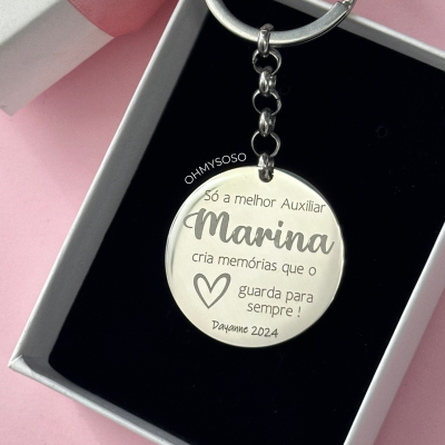 Porta-Chaves Personalizado Auxiliar