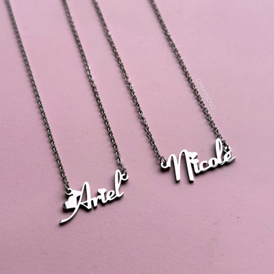 Colar Nomes Lovely Prateado