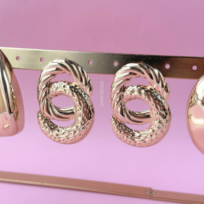 Brincos Argolas Dourado