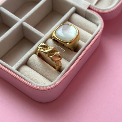 Anel Irregular Dourado