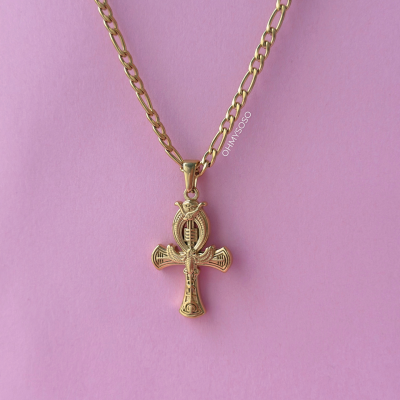 Colar Cruz Egipcia