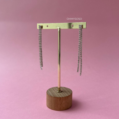 Brincos Delicados Brilhantes