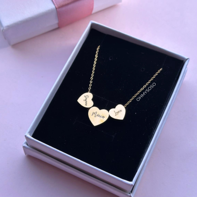 Colar Personalizado Corações