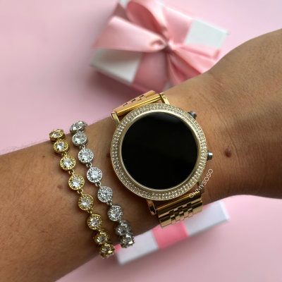 Pulseira Brilhante Esferas Detalhadas