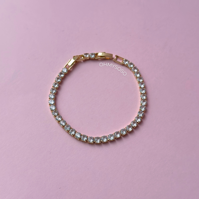 Pulseira Ténis Brilhante