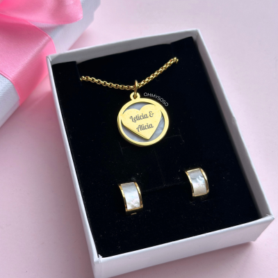 Colar Personalizado & Brincos