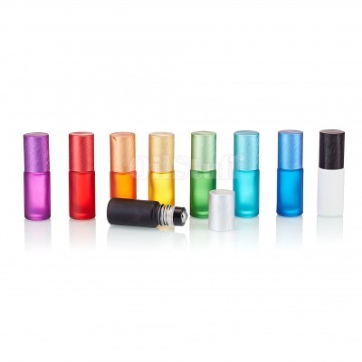 Conjunto 9 roll on frosted com bolsa - 5ml