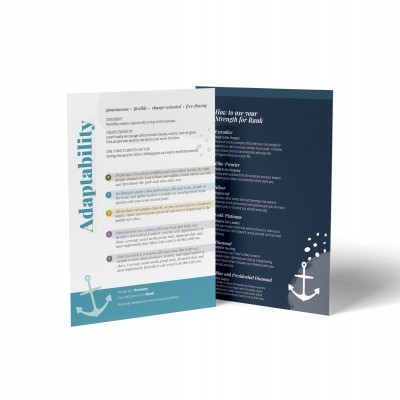 Anchor to your Strenghts Deck Card