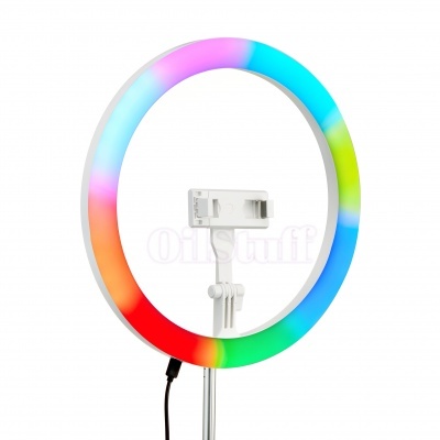 Ring light com base LED 10'' 26 cm Cores RGB