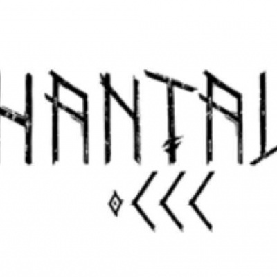 Logotipo preto com texto CHANTAL B. em fundo branco