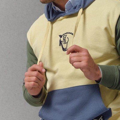 SWEATSHIRT COM CAPUZ MULTICOLORIDO | VAINILLA