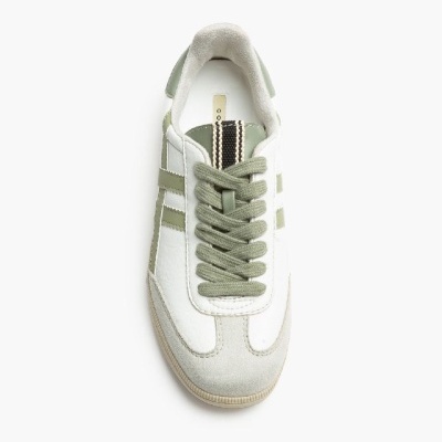 Ténis Retro Branco e Verde (2025)