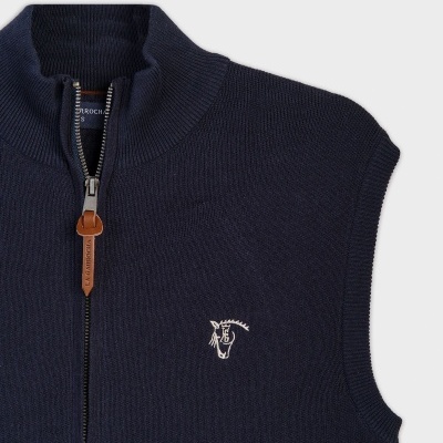 COLETE DE MALHA COM ZÍPER | MARINO