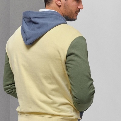 SWEATSHIRT COM CAPUZ MULTICOLORIDO | VAINILLA