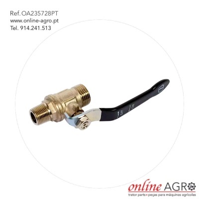 TORNEIRA DE ESFERA PARA ESQUERDA, G1/2M-3/8M, #OA235728PT