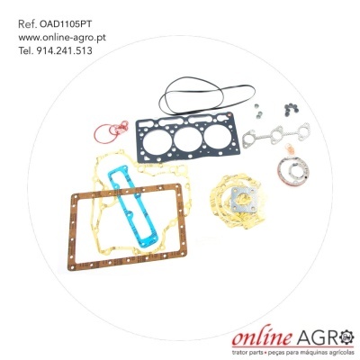 JOGO DE JUNTAS DE MOTOR, KUBOTA, #OAD1105PT