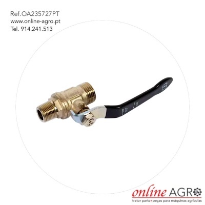 TORNEIRA DE ESFERA PARA ESQUERDA, G1/2M-1/2M, #OA235727PT