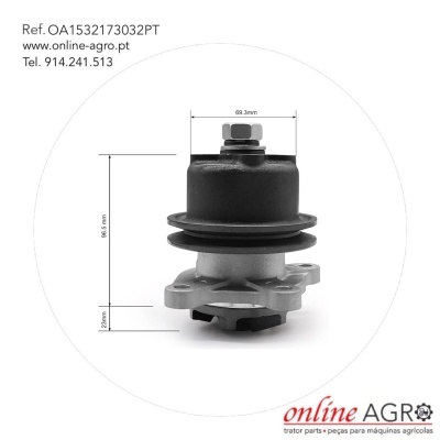 BOMBA DE ÁGUA, KUBOTA, #OA1532173032PT