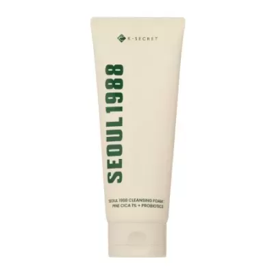 K-SECRET - SEOUL 1988 Cleansing Foam : Pine Cica 1% + Probiotics - Cleansing Facial Foam - 150ml