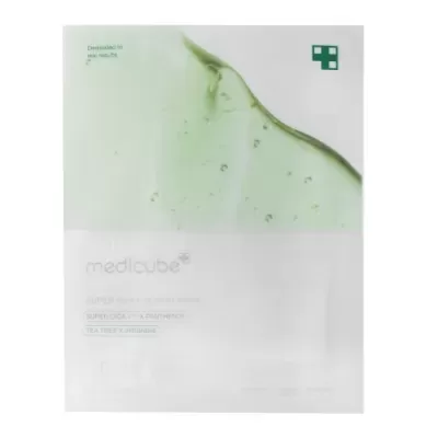 Medicube - Super Cica Calming Mask - Soothing Face Sheet Mask - 1pc/ 22g