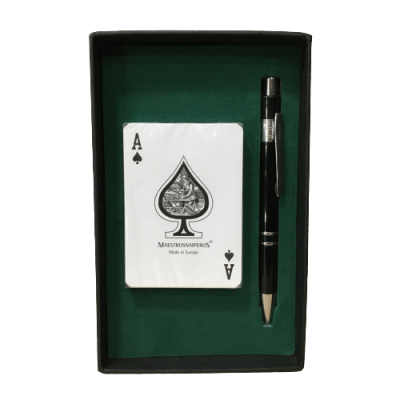 Conjunto Baralho de Cartas + Esferográfica