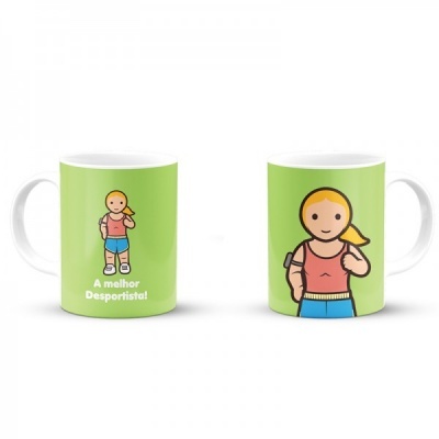 Caneca Desportista (mulher)