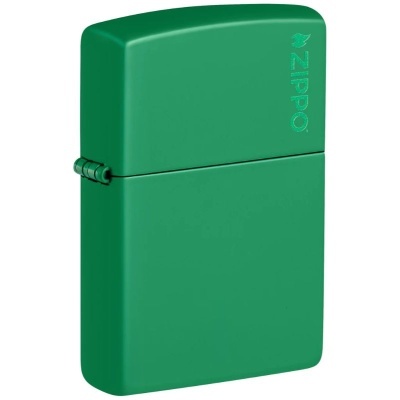 Zippo Classic Grass Green Matte Zippo Logo