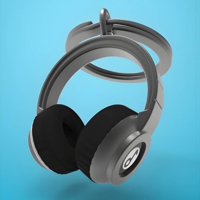 Metalmorphose Porta-chaves Black Headphone