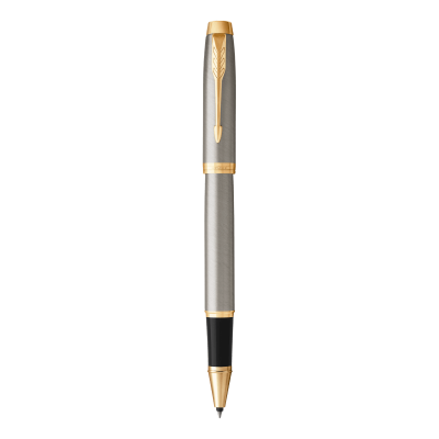 Parker IM Metal Brush GT Rollerball