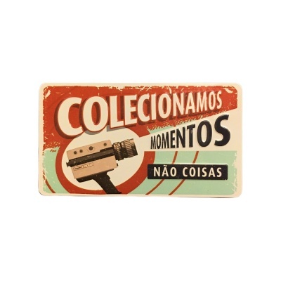 Íman Retro MMP 036 - Colecionamos momentos, não coisas