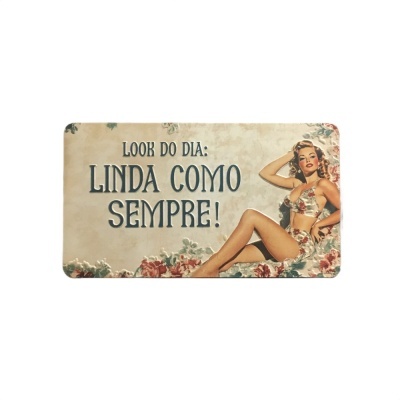 Íman Retro MMP 156 - Look do dia: linda como sempre!