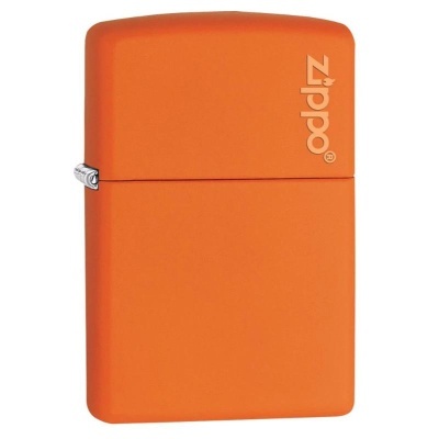 Zippo Classic Orange Matte Zippo Logo