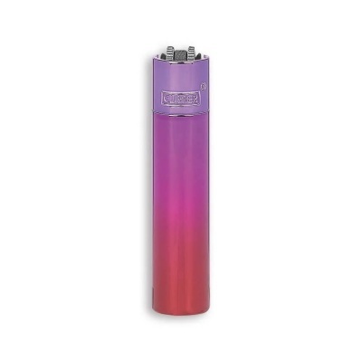 Isqueiro Clipper Metal Large Pink Gradient