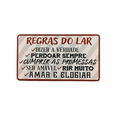 Íman Retro MMP 089 - Regras do lar