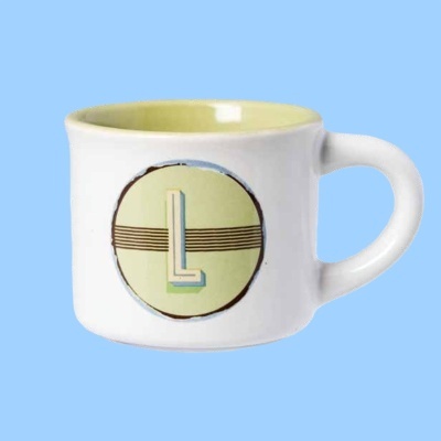 Caneca café ENM 312 - Letra L