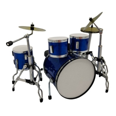 Miniatura Bateria Baby Blue Chrome (10 cm)