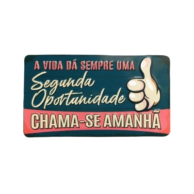 Íman Retro MMP 002 - A vida dá sempre uma segunda oportunidade: chama-se amanhã