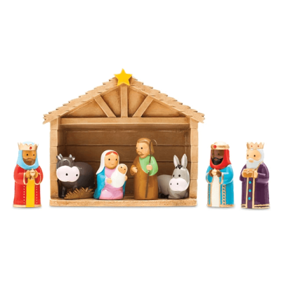 Presépio Completo (7 figuras + presépio)